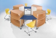 Tisch-Schrank-Set Runde Sache