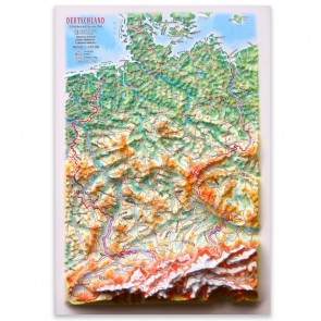 3D Landkarte - DEUTSCHLAND