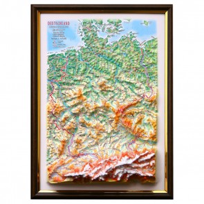 3D Landkarte - DEUTSCHLAND