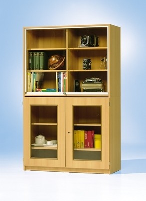 Aufsatzschrank mit Glastüren