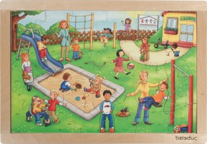 Rahmenpuzzle "Kindergarten"