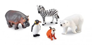 Tierfiguren Set: Zoo