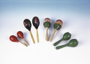 Maracas Holz, mexikanisch