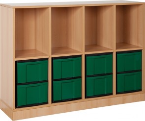Schulranzenregal, halbhoch