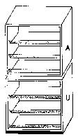 Aufsatzregal, 120 cm breit