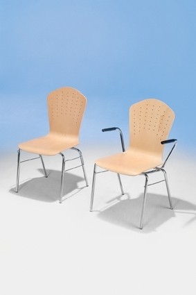 Stuhl Belice - Holzschale