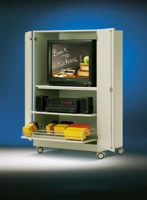 fahrbarer TV-Schrank mit 1 Rollauszug