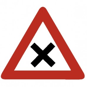 Verkehrsschild: Kreuzung oder Einmündung mit Vorfahrt von rechts