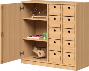 Werkraumschrank, halbhoch